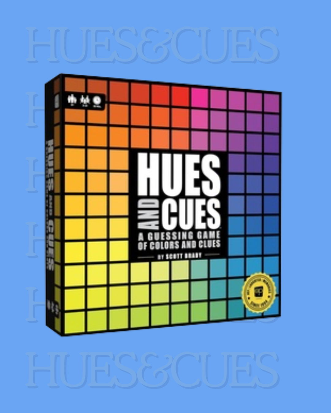 Photo of hues and cues boardgame